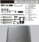 Mercedes C-class W202 1993-2001 ¡OFERTA! Molduras de salpicadero efecto aluminio (1993-1995) foto 1