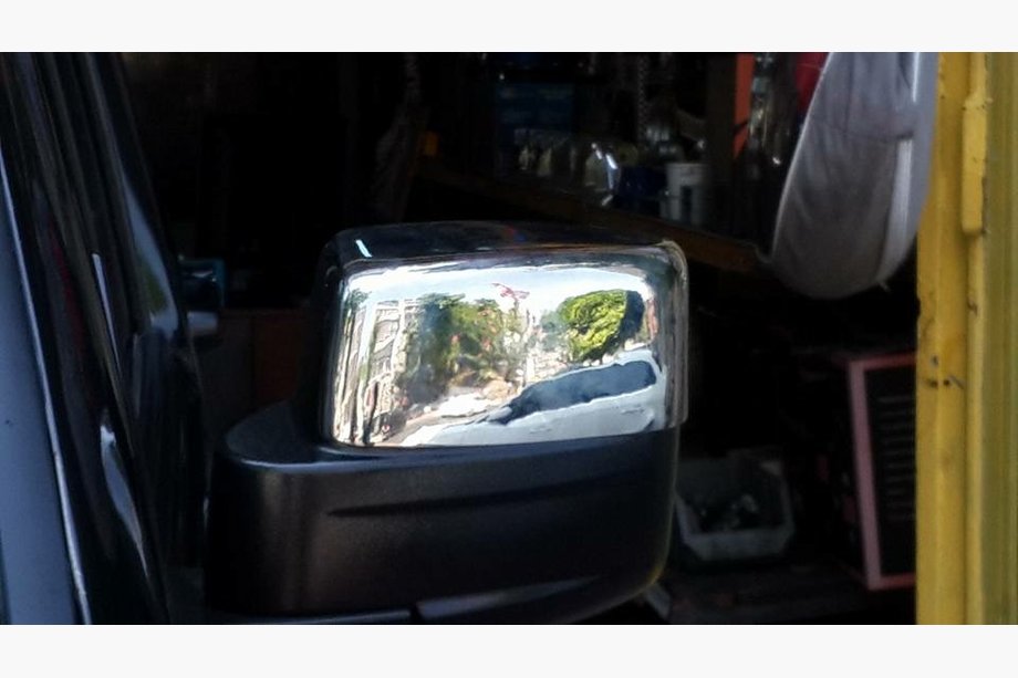 Mitsubishi Colt 2004-2012 Cubiertas de Espejos (2 uds., Acero Inoxidable) Image