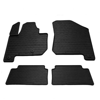 Alfombrillas de goma para EV (4 uds, Stingray Premium) Kia Soul II 2013-2018