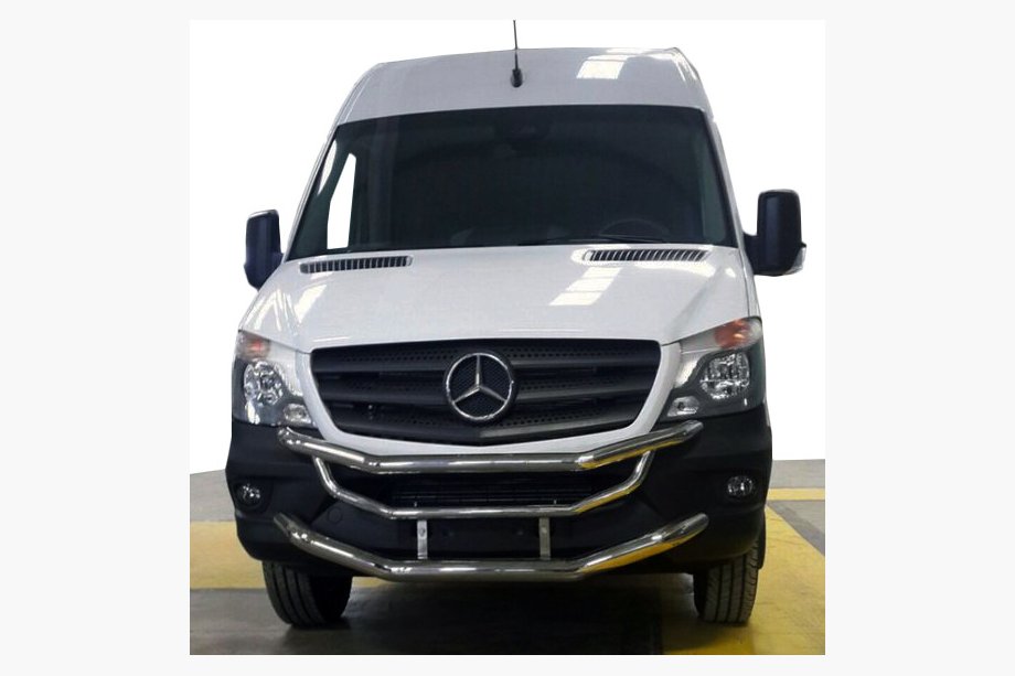 Mercedes Sprinter W906 2006–2018 Defensa delantera (2013↗, acero inoxidable) Image