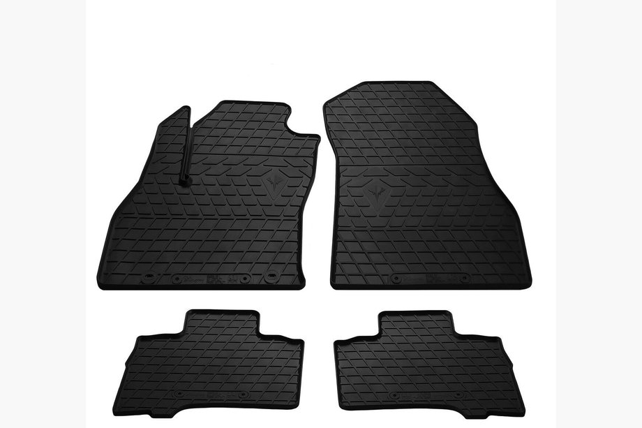 Citroen Nemo 2007-2017 Alfombrillas de goma (Stingray) 4 uds, Premium - alfombrillas de goma sin olor Image