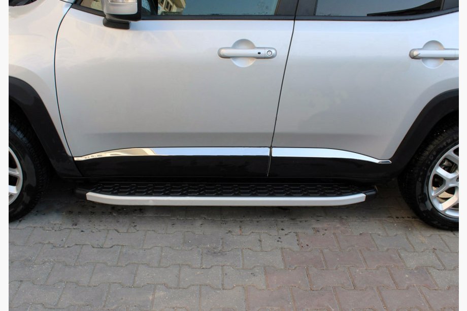 Jeep Renegade 2014- Molduras de Puerta Acero Inoxidable (4 uds) Image