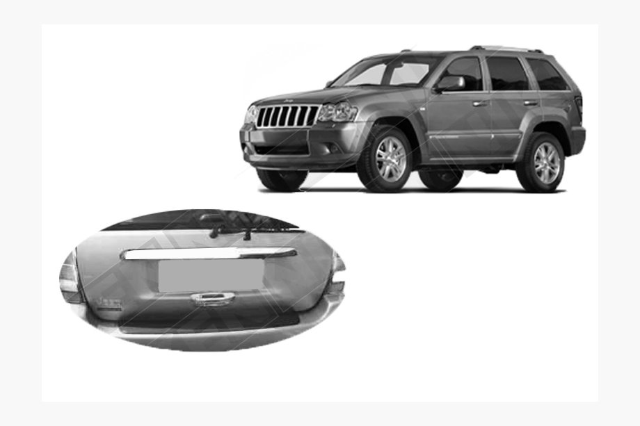 Jeep Grand Cherokee WJ 1999-2004 Moldura Trasera (Plástico) Image