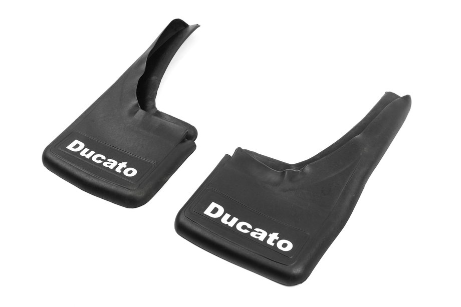 Fiat Ducato 2006-2025 Guardabarros Premium a medida con hendiduras (2 uds) Image