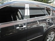 Kia Sportage 2015-2021 Molduras de Acero Inoxidable para Pilares de Puerta foto 2