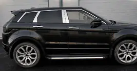 Range Rover Evoque 2012-2018 Molduras de Acero Inoxidable para Pilares de Puerta (6 uds) foto 1