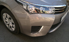 Toyota Corolla 2013-2019 Cubiertas Cromadas para Faros Antiniebla (2013-2016, Acero Inoxidable) foto 1