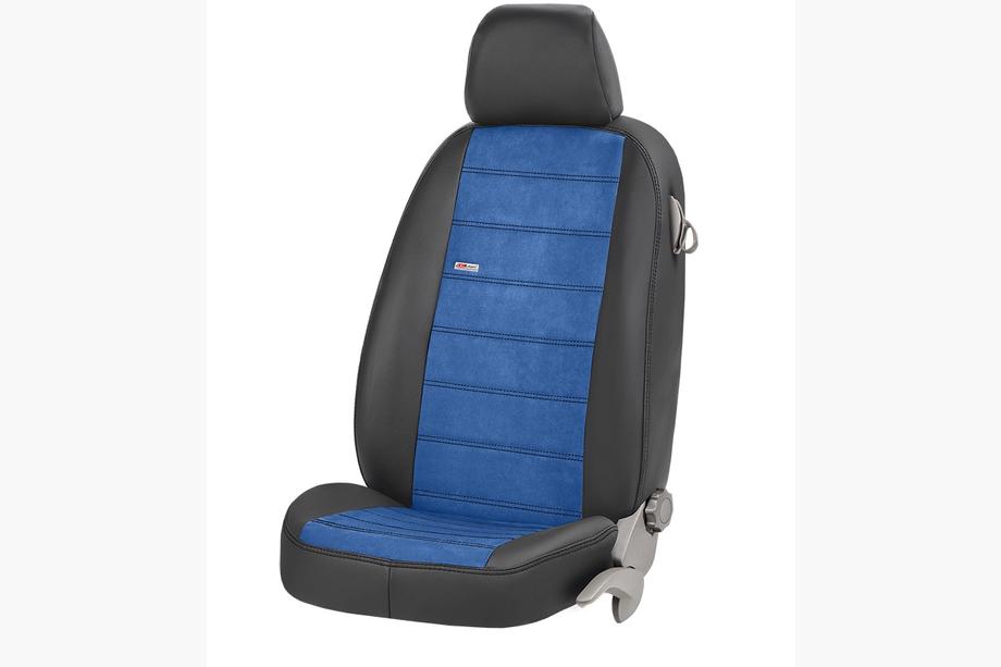 Geely Emgrand X7 2011- Fundas de Asientos Coche Cuero Ecológico+Tela+Alcantara Antara (Juego Completo) Foto 6