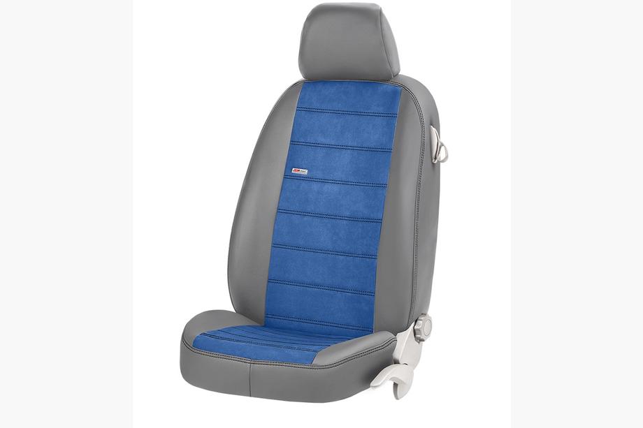 Geely Emgrand X7 2011- Fundas de Asientos Coche Cuero Ecológico+Tela+Alcantara Antara (Juego Completo) Foto 18