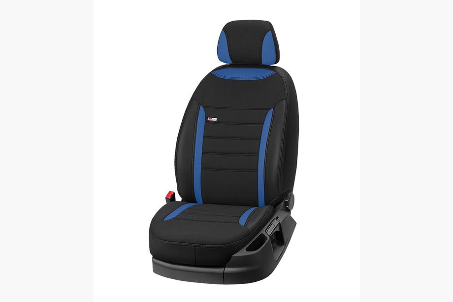 Ford Custom 2013-2022 Fundas de Asientos Coche Piel Sintética+Tela Eco Classic 2020 (8 o 9 Plazas) Foto 5