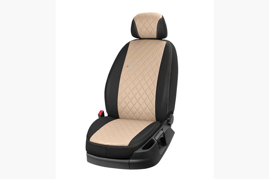 Opel Ampera 2011-2016 Fundas de asientos de coche en cuero ecológico Eco Grand 2020 (juego completo) Foto 8