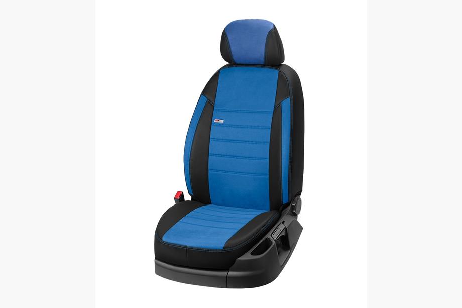 Opel Vivaro 2001–2015 Fundas de asientos coche polipiel+tejido+alcantara Eco Laser Antara 2020 (8 o 9 plazas) Foto 6