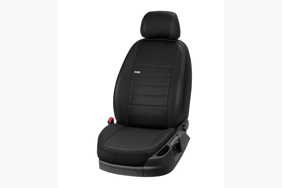 Geely CK-2 2008-2016 Fundas de asientos de coche en piel ecológica Eco Laser 2020 (Juego completo) Foto 2