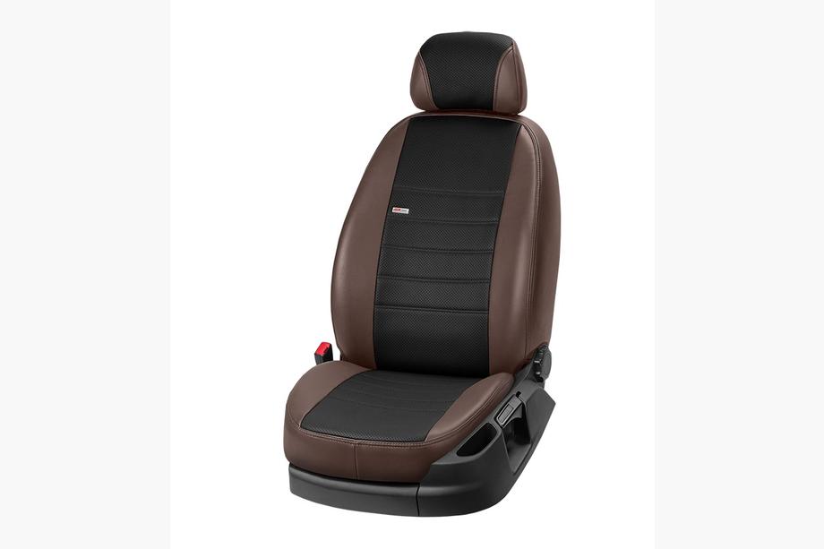 Geely CK-2 2008-2016 Fundas de asientos de coche en piel ecológica Eco Laser 2020 (Juego completo) Foto 10