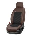 Citroen Jumpy/Dispatch 2017- Fundas de Asientos Coche Cuero Ecológico+Tela+Alcantara Eco Prestige Antara (8 o 9 Plazas) foto 12