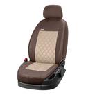 Citroen Jumpy/Dispatch 2017- Fundas de Asientos Coche Cuero Ecológico+Tela+Alcantara Eco Prestige Antara (8 o 9 Plazas) foto 13