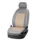 Citroen Jumpy/Dispatch 2017- Fundas de Asientos Coche Cuero Ecológico+Tela+Alcantara Eco Prestige Antara (8 o 9 Plazas) foto 14