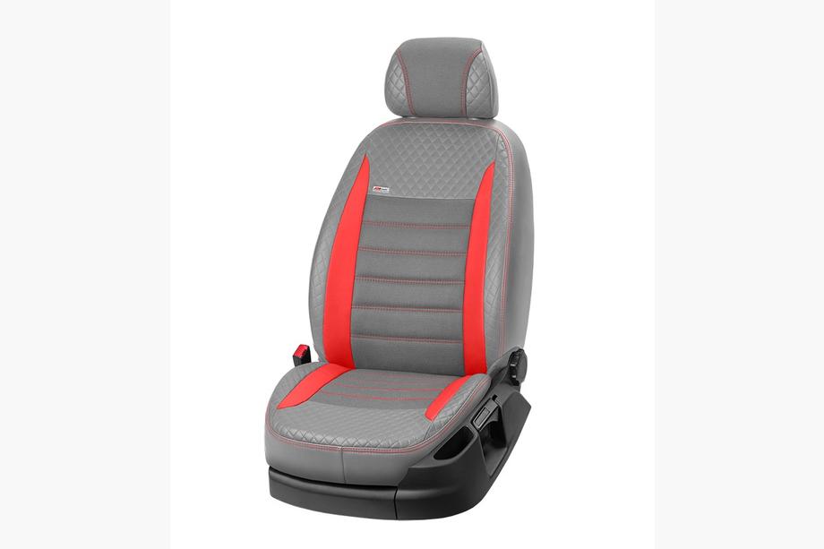 Hyundai Matrix 2001-2010 Fundas de Asientos Coche Cuero Sintetico+Tela+Alcantara Vip Elite 2020 (Juego Completo) Foto 4