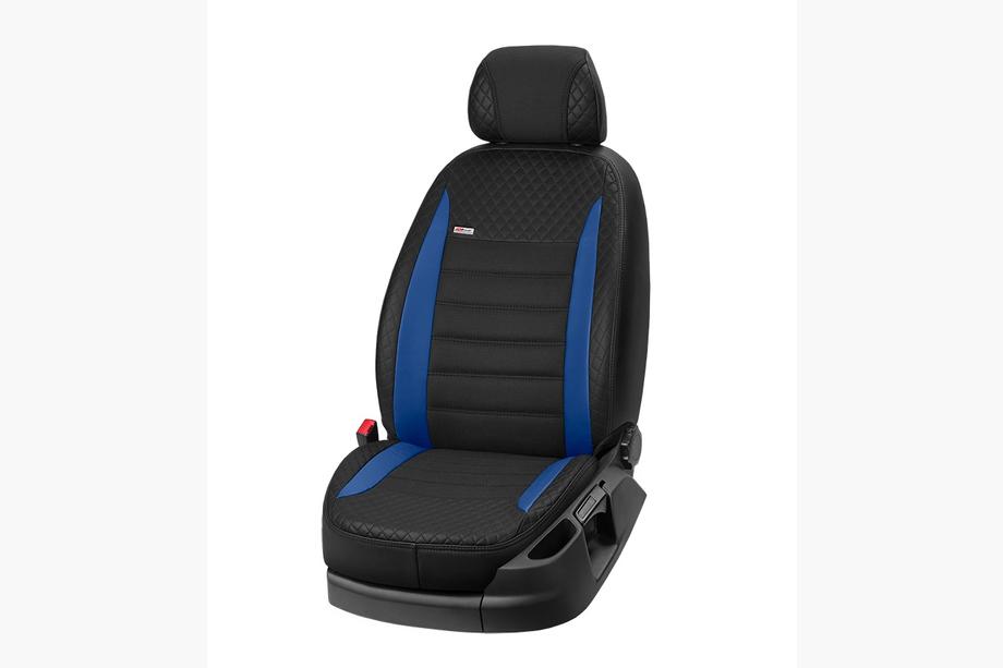 Hyundai Matrix 2001-2010 Fundas de Asientos Coche Cuero Sintetico+Tela+Alcantara Vip Elite 2020 (Juego Completo) Foto 7