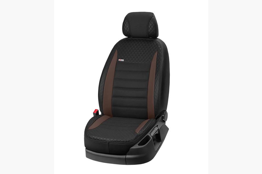 Hyundai Matrix 2001-2010 Fundas de Asientos Coche Cuero Sintetico+Tela+Alcantara Vip Elite 2020 (Juego Completo) Foto 10