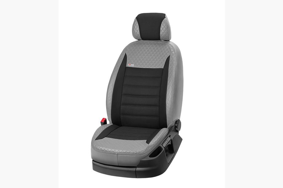 Hyundai Matrix 2001-2010 Fundas de Asientos Coche Cuero Sintetico+Tela+Alcantara Vip Elite 2020 (Juego Completo) Foto 17