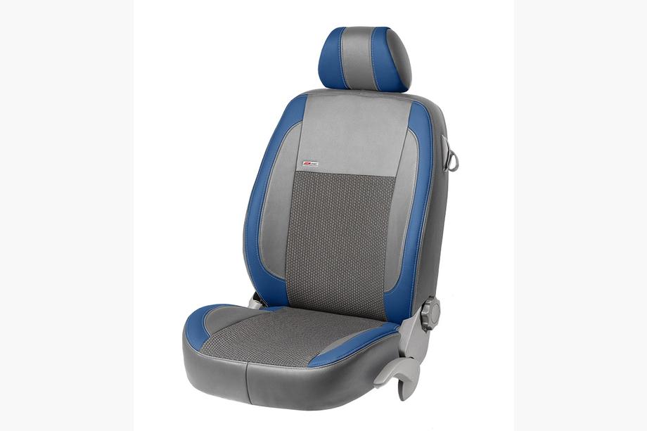Ford Edge 2014-2024 Fundas de Asientos Coche Piel Sintetica+Tela+Alcantara VIP Elite (Juego Completo) Foto 6