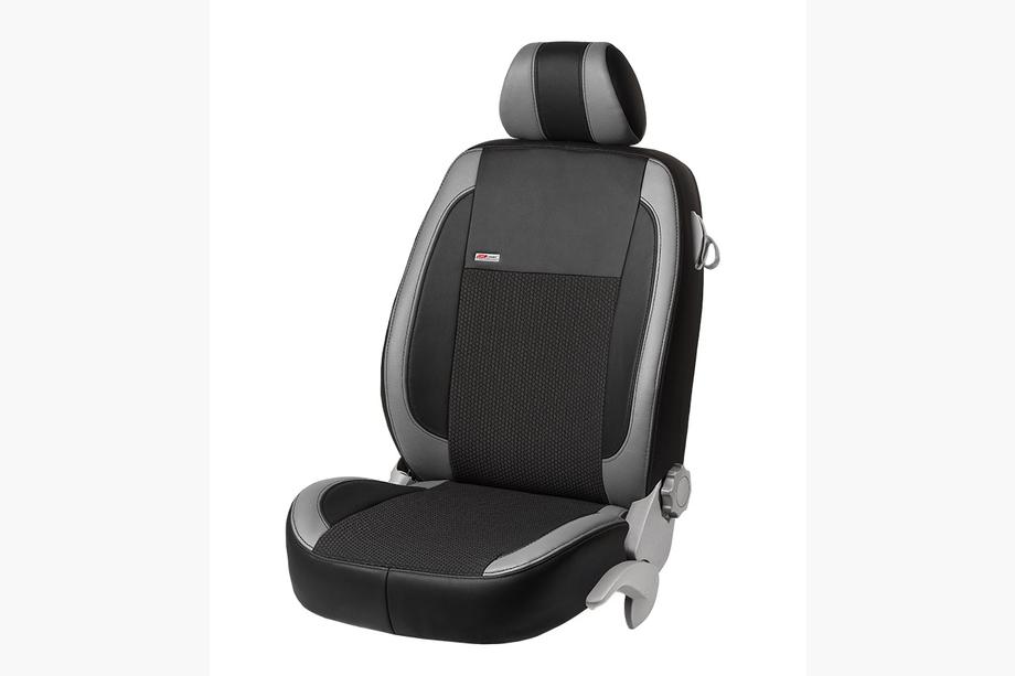 Ford Edge 2014-2024 Fundas de Asientos Coche Piel Sintetica+Tela+Alcantara VIP Elite (Juego Completo) Foto 7