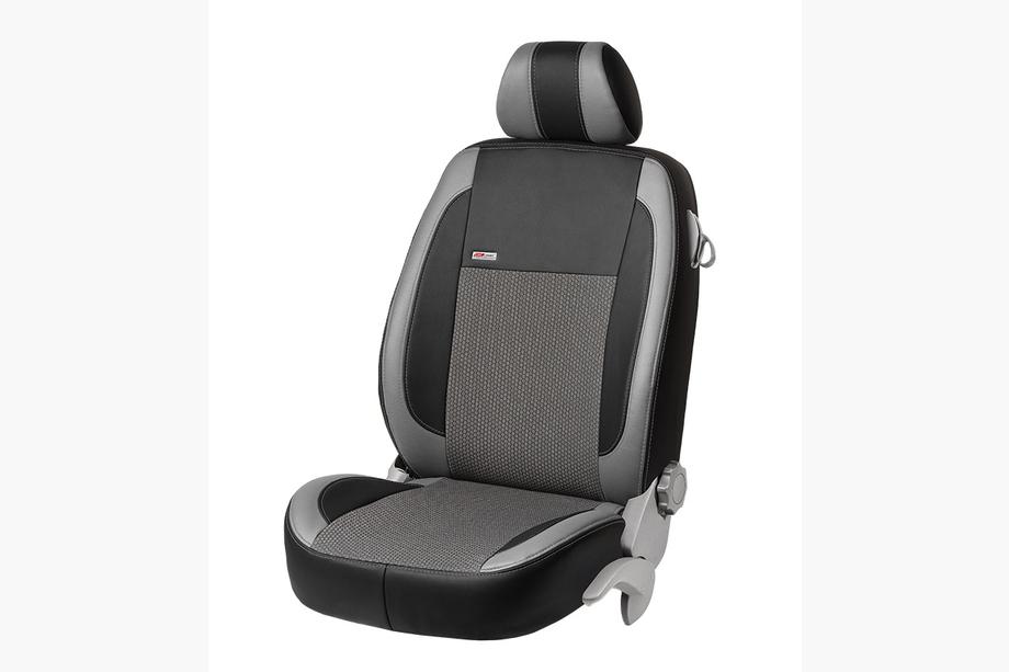 Ford Edge 2014-2024 Fundas de Asientos Coche Piel Sintetica+Tela+Alcantara VIP Elite (Juego Completo) Foto 8
