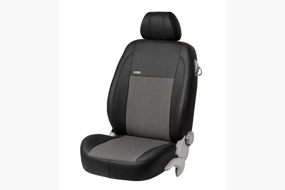 Ford Edge 2014-2024 Fundas de Asientos Coche Piel Sintetica+Tela+Alcantara VIP Elite (Juego Completo) Foto 9