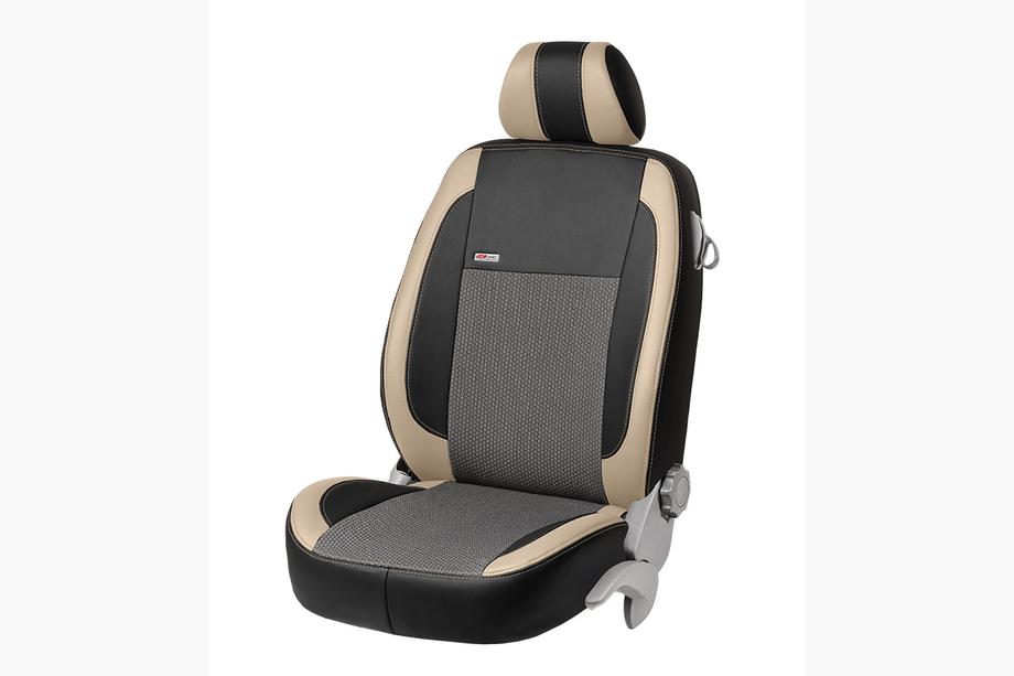Ford Edge 2014-2024 Fundas de Asientos Coche Piel Sintetica+Tela+Alcantara VIP Elite (Juego Completo) Foto 10