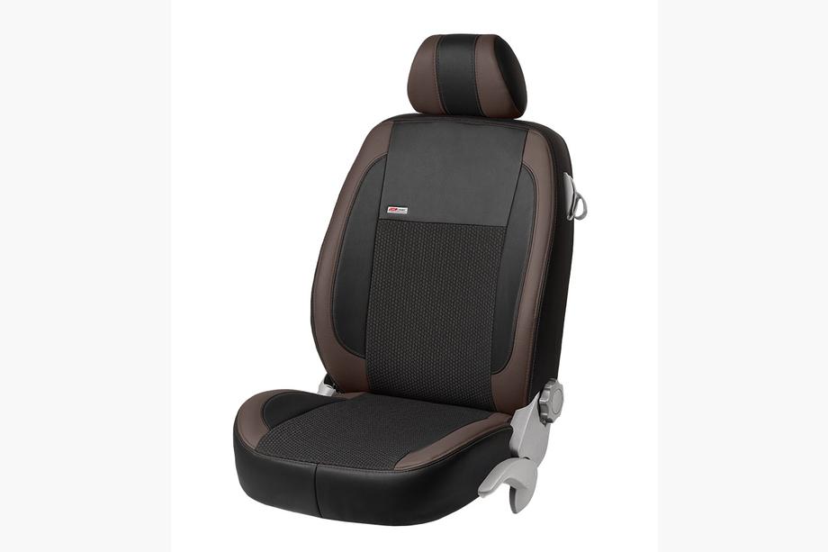 Ford Edge 2014-2024 Fundas de Asientos Coche Piel Sintetica+Tela+Alcantara VIP Elite (Juego Completo) Foto 12