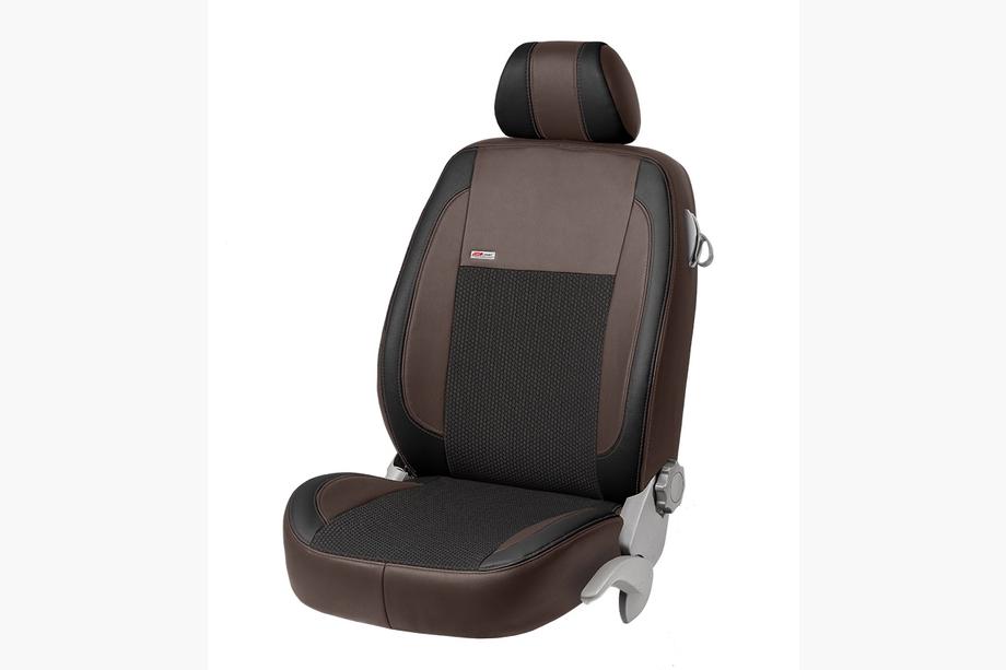 Ford Edge 2014-2024 Fundas de Asientos Coche Piel Sintetica+Tela+Alcantara VIP Elite (Juego Completo) Foto 13