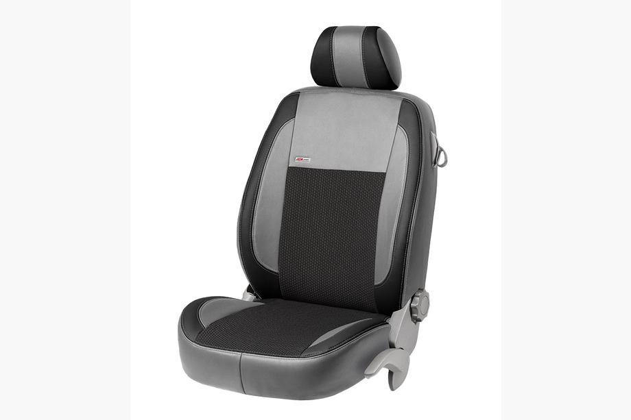 Ford Edge 2014-2024 Fundas de Asientos Coche Piel Sintetica+Tela+Alcantara VIP Elite (Juego Completo) Foto 14