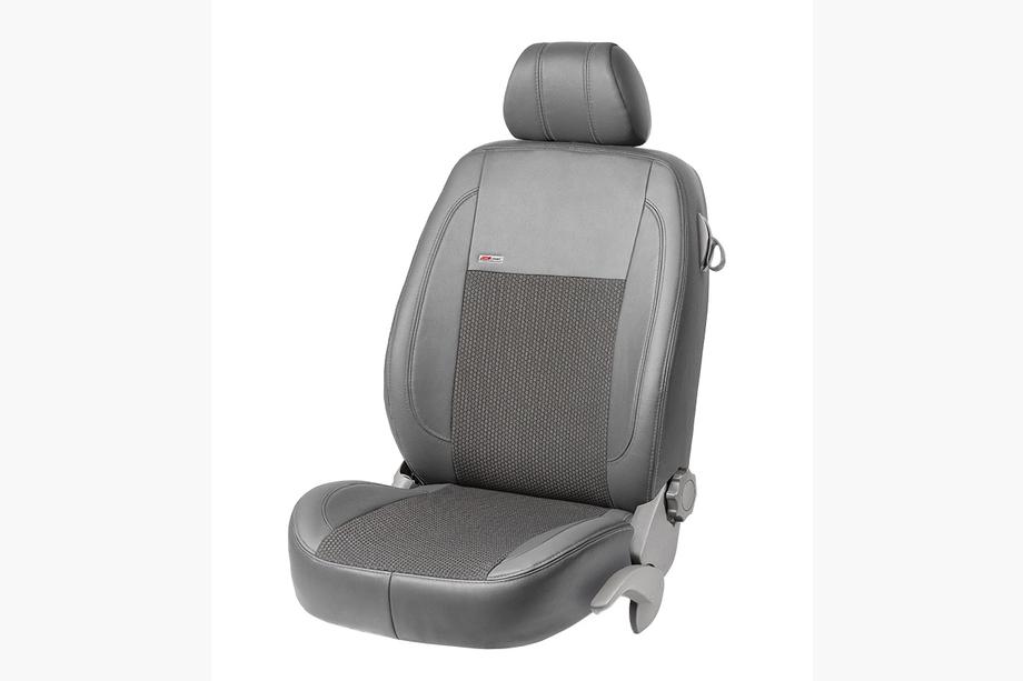 Ford Edge 2014-2024 Fundas de Asientos Coche Piel Sintetica+Tela+Alcantara VIP Elite (Juego Completo) Foto 2