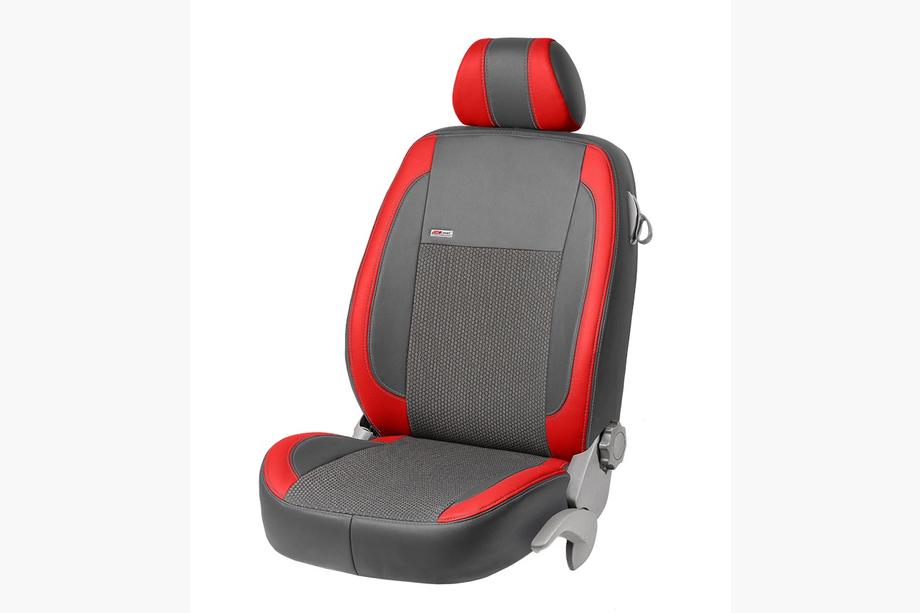Ford Edge 2014-2024 Fundas de Asientos Coche Piel Sintetica+Tela+Alcantara VIP Elite (Juego Completo) Foto 4