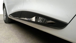 Renault Clio IV 2012-2019 Molduras de puerta rectas (4 uds, acero inoxidable) foto 3