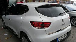 Renault Clio IV 2012-2019 Moldura de maletero (HB, acero inoxidable) foto 2