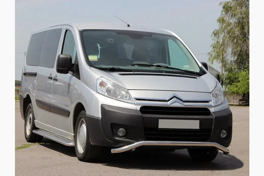 Citroen Jumpy 2007–2017 Defensa Delantera ST007 (Acero Inoxidable) Image