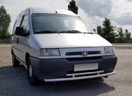 Peugeot Expert 1995-2007 Defensa Delantera ST016 (Acero Inoxidable) foto 1