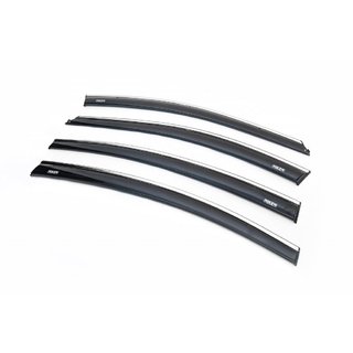 Deflectores de Ventana con Moldura Cromada SD (4 uds, Niken)