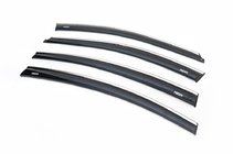Chevrolet Cruze 2009–2015 Deflectores de Ventana con Moldura Cromada SD (4 uds, Niken) foto 1