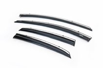 Hyundai I-30 2012-2017 Deflectores de Ventana con Moldura Cromada HB (4 uds, Niken) foto 1