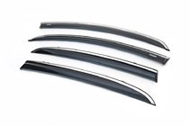 Opel Corsa D 2007-2014 Deflectores de ventana con moldura cromada (4 uds, Niken) foto 1