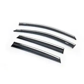 Deflectores de Ventana con Moldura Cromada HB (4 uds, Niken)
