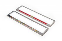 Portaplacas BANDERAS (2 uds, Acero Inoxidable) foto 1