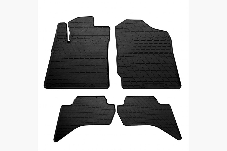 Mitsubishi L200 2006-2015 Alfombrillas de goma Arab (4 uds, Stingray Premium) Image