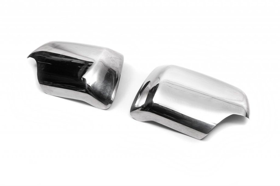 Range Rover III L322 2002-2012 Cubiertas de Espejos V2 Pre-Restyling (2 uds, Acero Inoxidable) Image