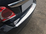 Toyota Corolla 2007-2013 Protector de parachoques trasero acero inoxidable foto 1