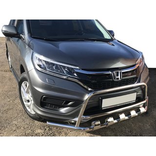 Defensa Delantera WT003-ST-V2 (Acero Inoxidable) Honda CRV 2012-2016 foto 1