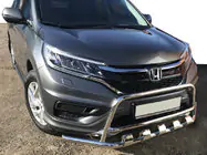 Honda CRV 2012-2016 Defensa Delantera WT003-ST-V2 (Acero Inoxidable) foto 1